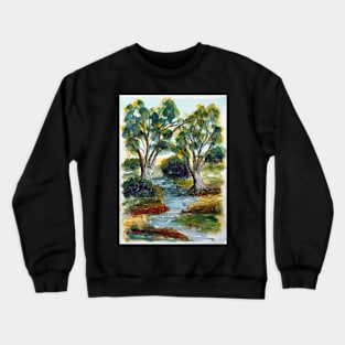 Lazy Creek - Watercolour Crewneck Sweatshirt
